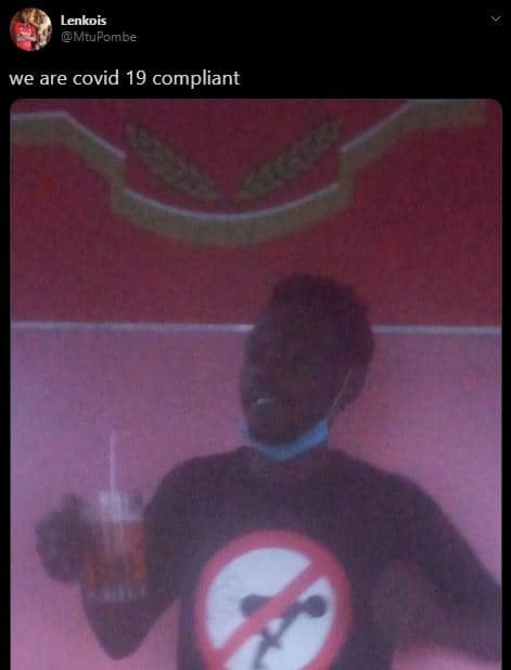 Lenkois mtupombe we are 'covid 19 compliant