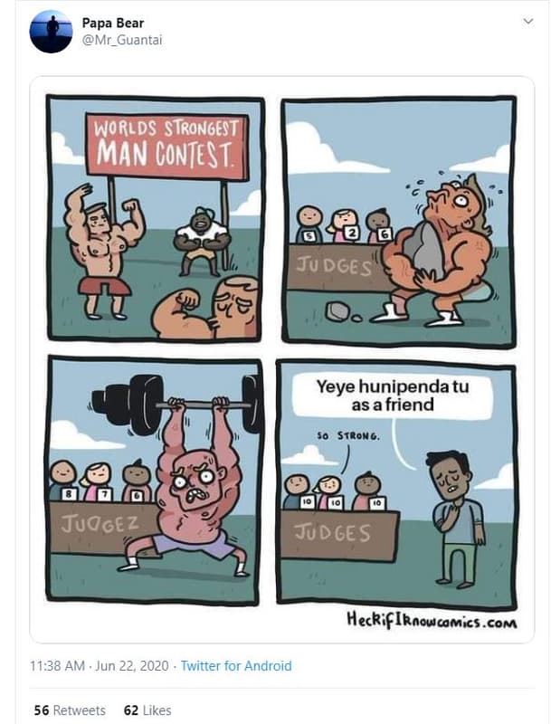 Papa bear mr_guantai worlds strongest man contest jvdgesc yeye hunipenda tu asaf