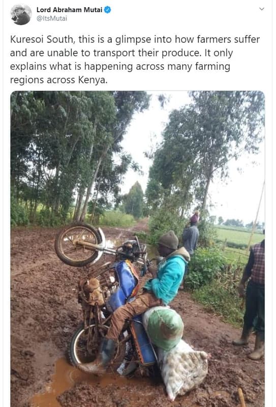 Lord abraham mutai itsmutai kuresoi south this is a glimpse into how farmers suf