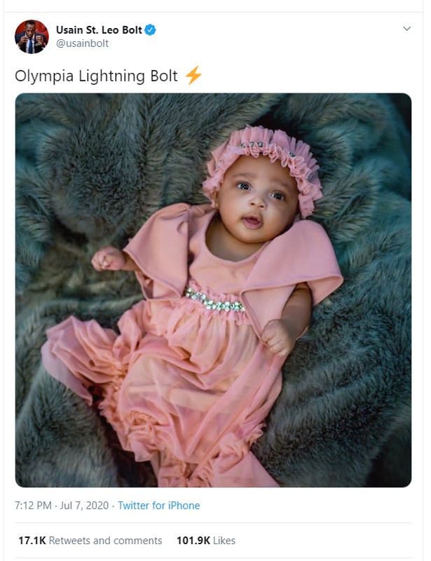 Usain st. leo bolt usainbolt olympia lightning bolt 7,12 pm . jul 7, twitter for
