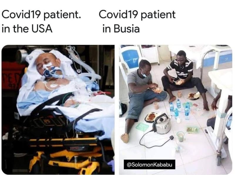 Covid19 patient. covid19 patient in the usa in busia 25 solomonkababu