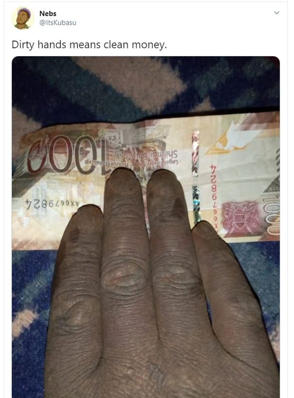 Nebs itskubasu dirty hands means clean money. 001 elop 825 iôuiitus 1p697 9 1286