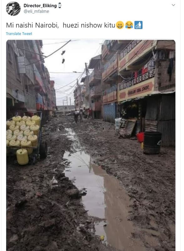 Director_eliking eli_mfalme mi naishi nairobi, huezi nishow kitu translate tweet