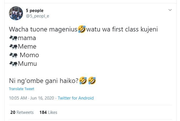 5 people 5_peopl _ wacha tuone magenius watu wa first class kujeni mama meme mom