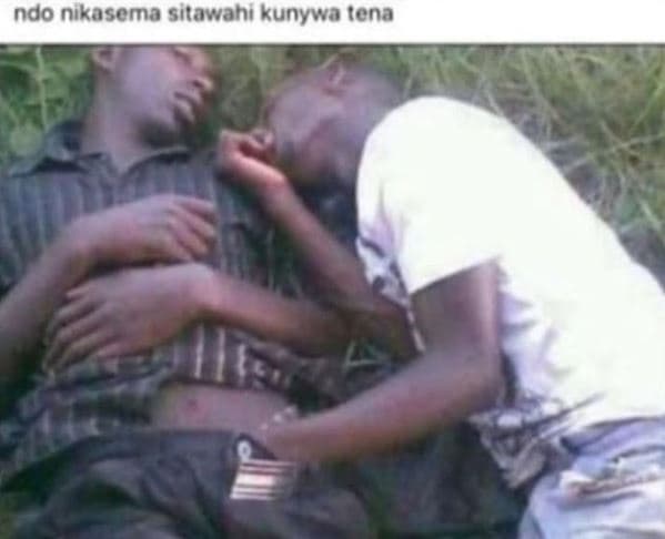 Ndo nikasema sitawahi kunywa tena