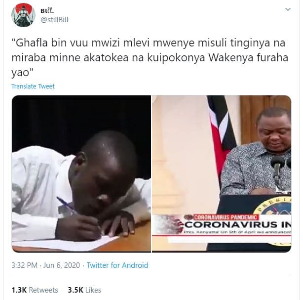 Bıl. stillbill ghafla bin vuu mwizi mlevi mwenye misuli tinginya na miraba minne
