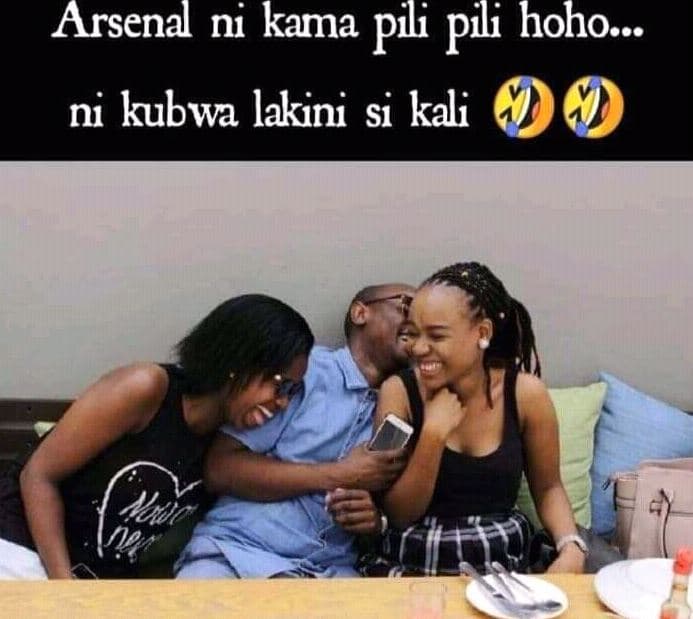 Arsenal ni kama plli pili hoho ni kubwa lakini si kali hnc v?