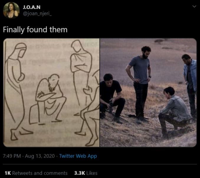 Jo.an joan_njeri _ finally found them 7.49 pm . aug 13, twitter web app ik retwe