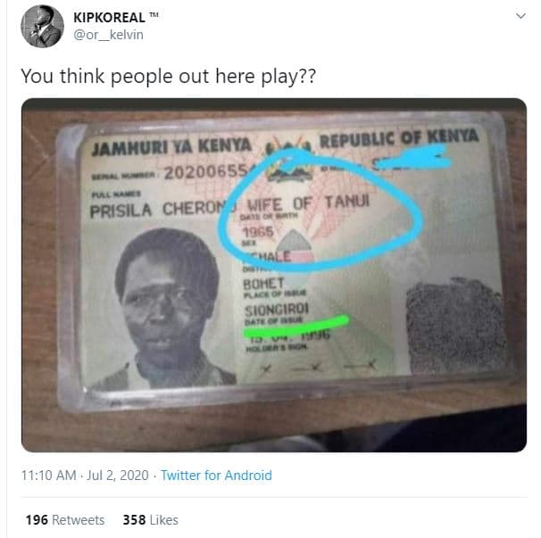 Kipkoreal kelvın you think people out here play?? jamkuri ya kenya republic of k