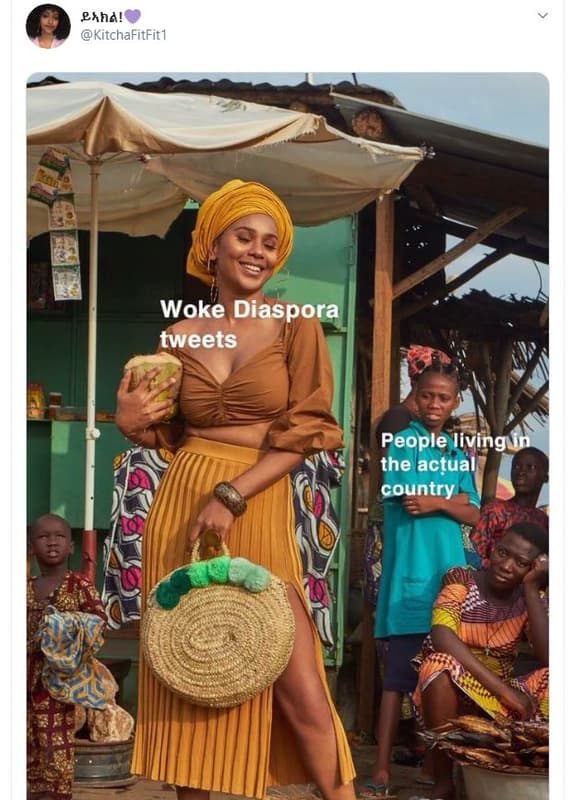 Ełhà! kitchafitfit1 woke diaspora tweets people livingun the lactual country