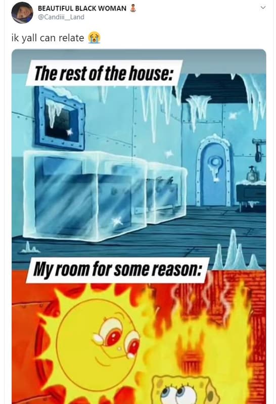 Beautiful black woman candiii land ik yall can relate the rest of the house my r