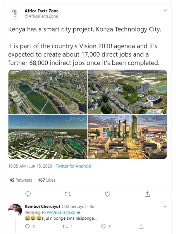 Africa facts zone africafactszone kenya has a smart city project konza technolog