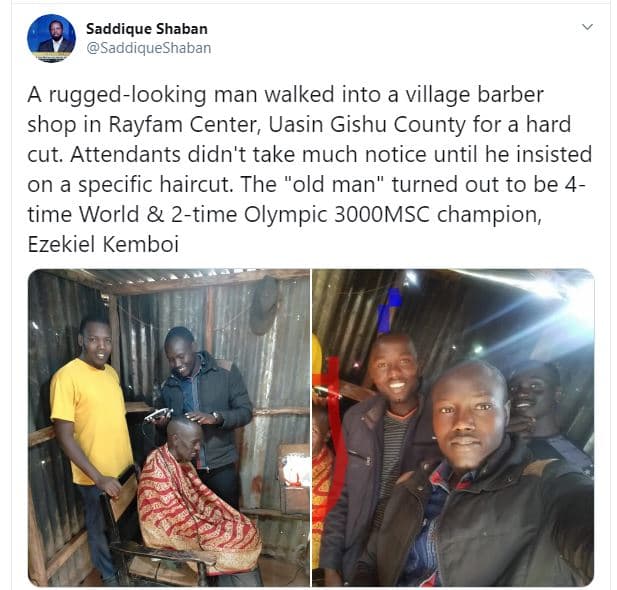 Saddique shaban saddiqueshaban ruggedlooking man walked into a village barber sh