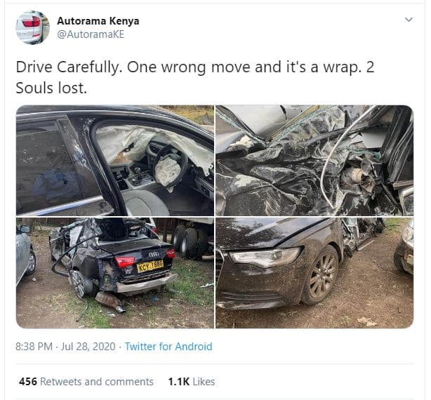 Autorama kenya autoramake drive carefully. one wrong move and it's a wrap. 2 sou