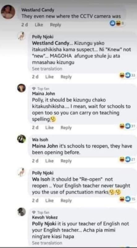 Westlund candy they even new where the cctv camera was 20 uke reply polly njoki