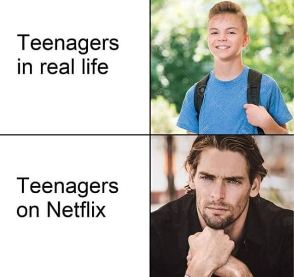 Teenagers in real life teenagers on netflix
