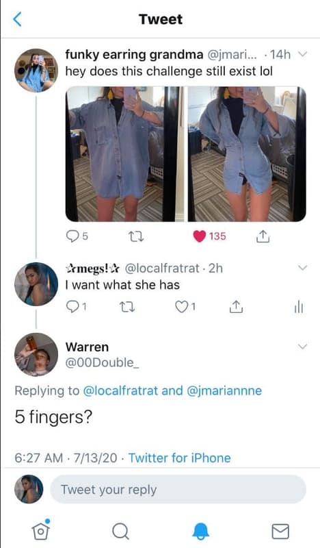 Tweet funky earring grandma jmari _ 14h hey does this challenge still exist lol