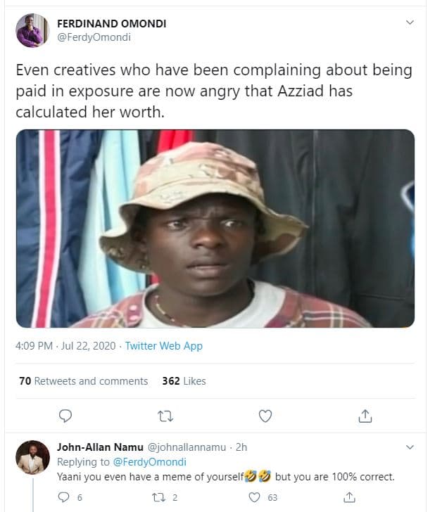 Ferdinand omondi ferdyomondi even creatives who have been complaining about bein