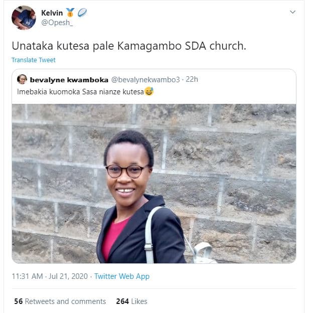 Kelvin opesh _ unataka kutesa pale kamagambo sda church. translate tweet bevalyn
