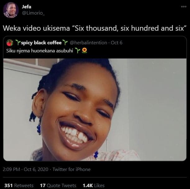 Jefa limorio _ weka video ukisema six thousand, six hundred and six' yspicy blac