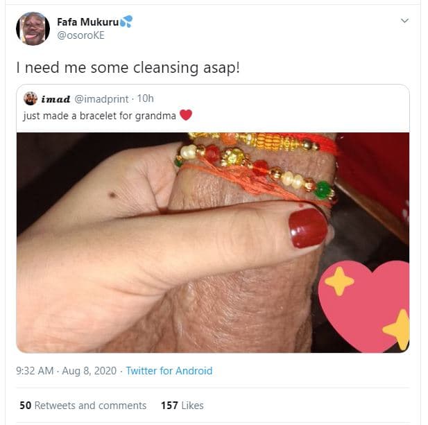 Fafa mukuru osoroke need me some cleansing asap! imad imadprint 10h just made br