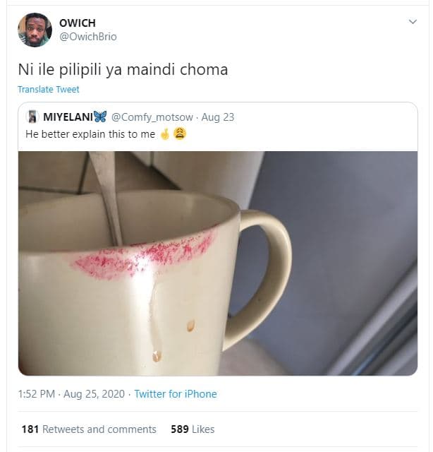 Owich owichbrio ni ile pilipili ya maindi choma translate tweet miyelani88 comfy