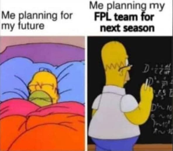 Me planning my me planning for fpl team for my future next season d r72