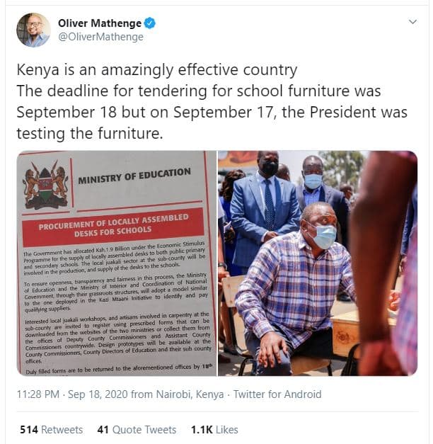 Oliver mathenge olivermathenge kenya is an amazingly effective country the deadl