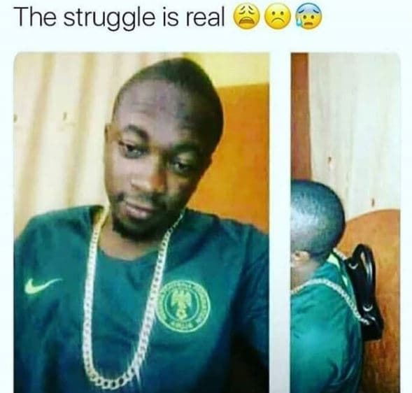 The struggle is real