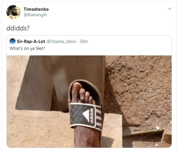 Timoshenko kianangih ddidds? sirrapalot osama otero 38m whats on ya feet? 8 8