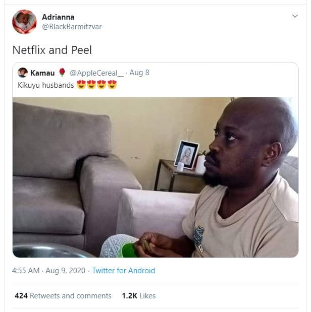 Adrianna blackbarmitzvar netflix and peel kamau applecereal aug kikuyu husbands