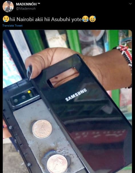 Madennoh madennoh hii nairobi akii hii asubuhi yote translate tweet samsung