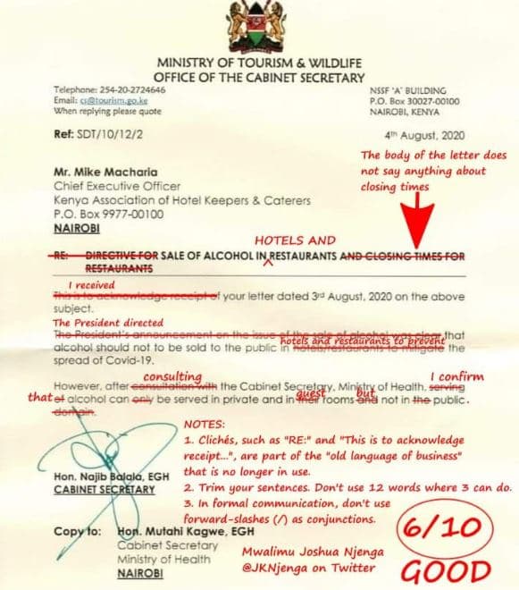 Ministry of tourism wildlife office of the cabinet secretary telephone 752027264