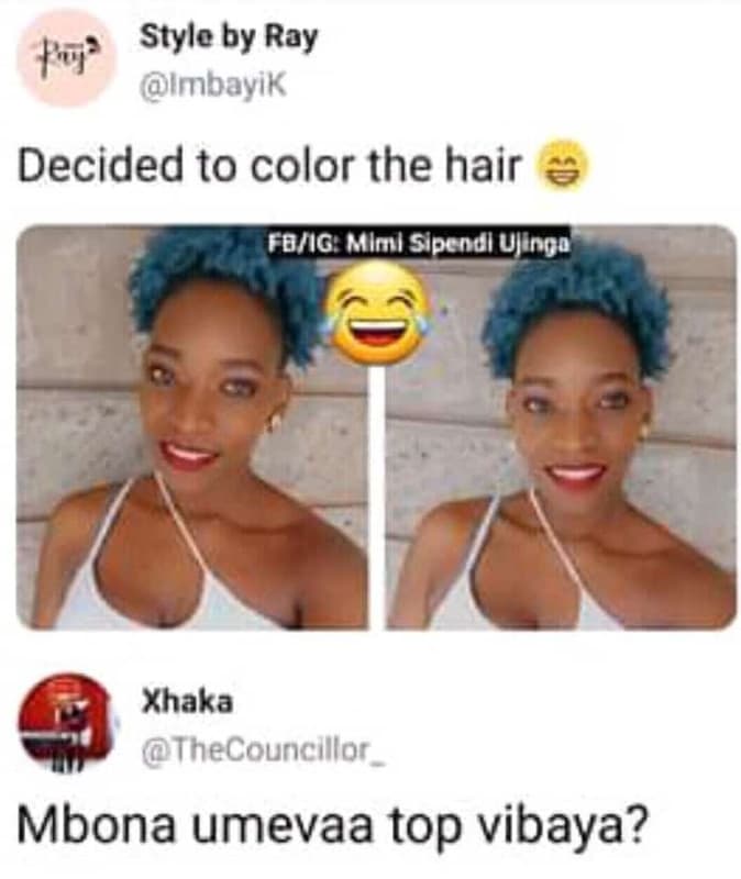 Style by ray f imbayik decided to color the hair foigmlml sipenui ujinde xhaka t