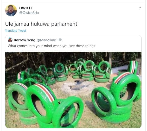 Owich owichbrio ule jamaa hukuwa parliament translate tweet borrow yeng madollar