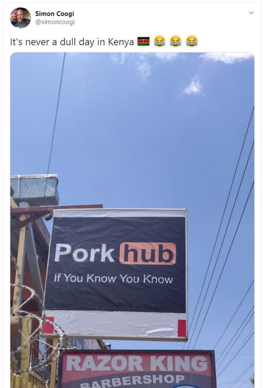 Simon coogi simoncoogı it's never a dull day in kenya porkhub if you know you kn