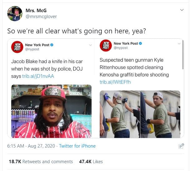 Mrs. mcg mrsmcglover so we' re all clear what's going on here, yea? new york pos