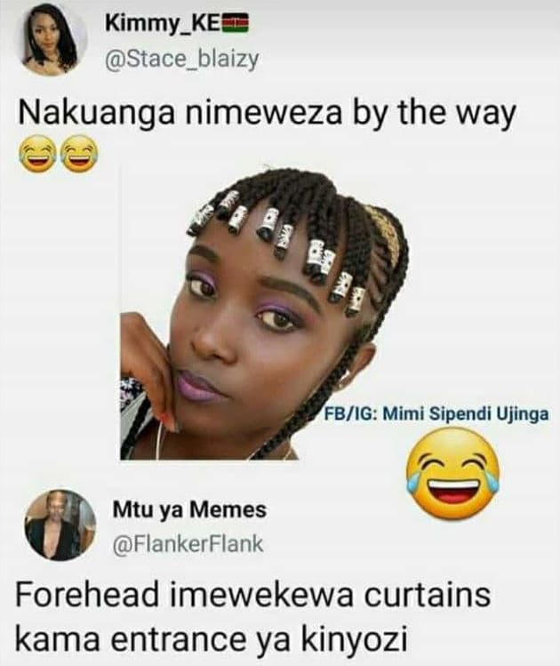 Kimmy_ke stace_blaizy nakuanga nimeweza by the way fbig mimi sipendi ujinga mtu