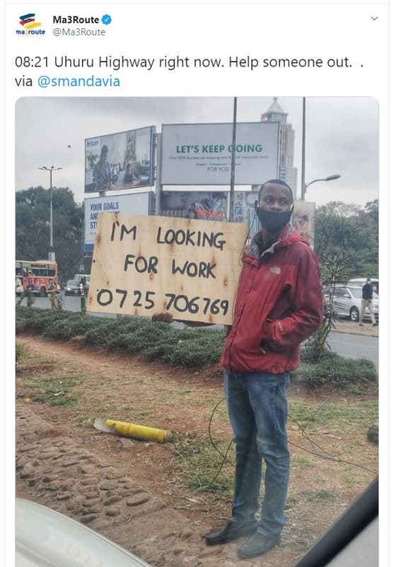 Ma3route route ma3route 08.21 uhuru highway right now. help someone out. via sma