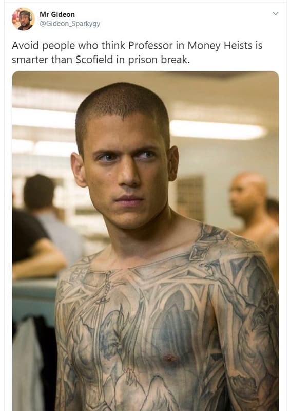 Mr gideon gideon sparkygy avoid people who think professor in money heists is sm