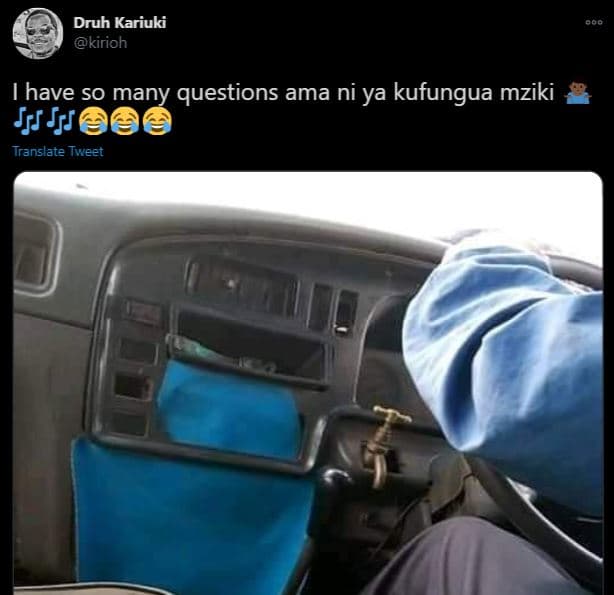 Druh kariuki kirioh have so many questions ama ni ya kufungua mziki jfjjf transl