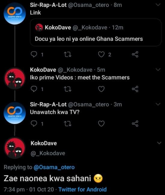 Sirrapalot osama_otero 8m link e kokodave _kokodave 12m docu ya leo ni ya online