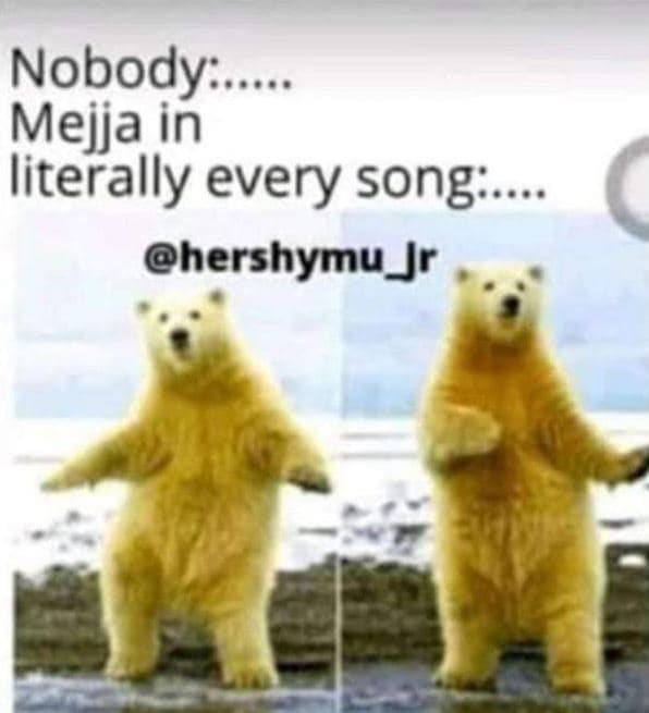 Nobody mejja in literally every song_ hershymu jr