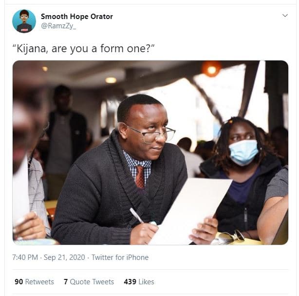 Smooth hope orator ramzzy _ 'kijana are you a form one? 7,40 pm . sep 21, twitte