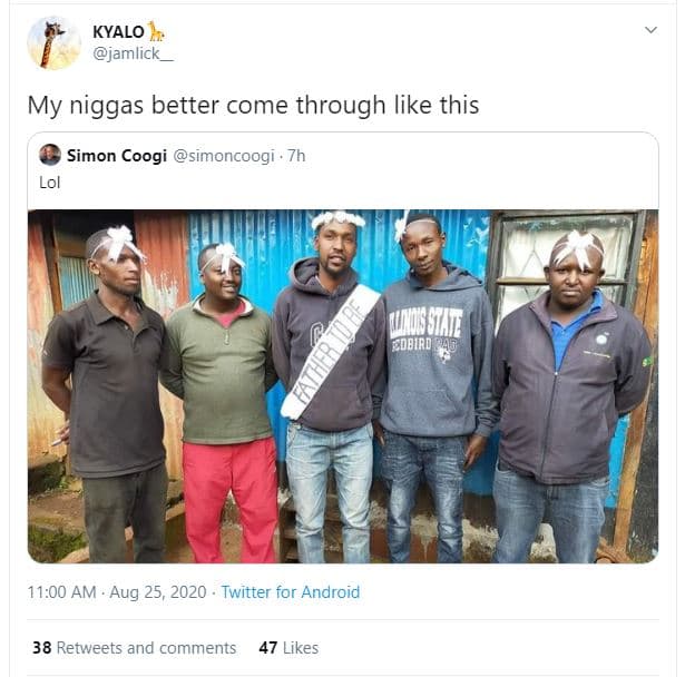 Kyalo jamlick my niggas better come through like this simon coogi simoncoogi . 7