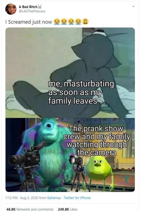 A bad bitch lilgtheprincess screamed just now ffffèp me, masturbating as soon as