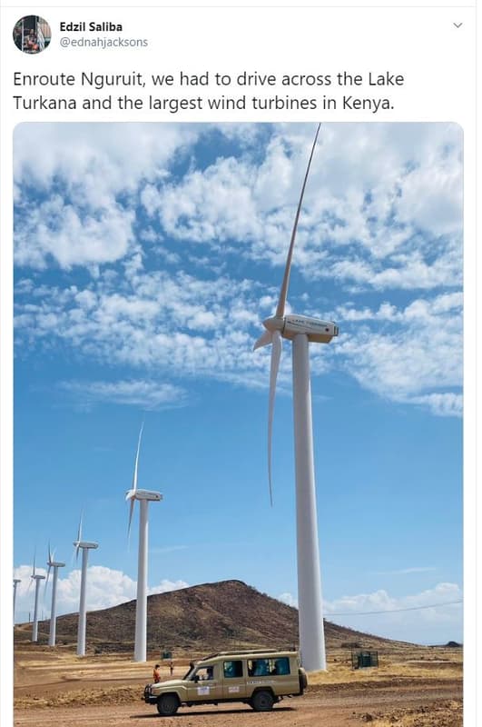 Edzil saliba ednahjacksons enroute nguruit, we had to drive across the lake turk