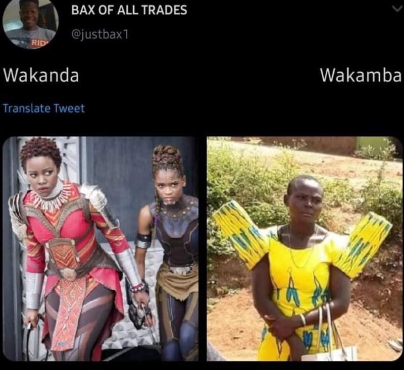 Bax of all trades justbax 1 rid wakanda wakamba translate tweet