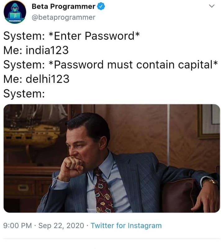 Beta programmer betaprogrammer system enter password me india123 system password