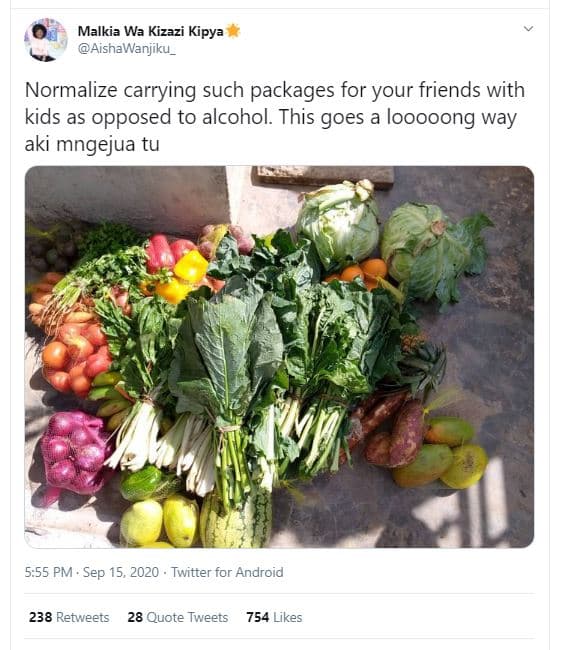 Malkia wa kizazi kipya aishawanjiku _ normalize carrying such packages for your